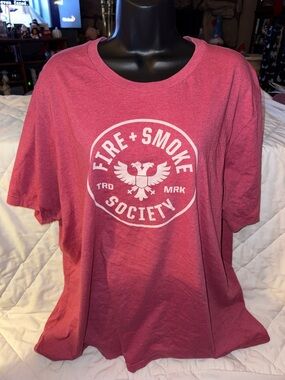 FIRE & SMOKE TRD MRK T-SHIRT